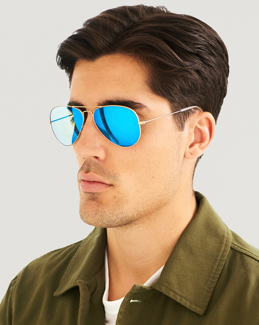 Mies | Pilottiaurinkolasit | Ray-Ban | 0RB3025 Sunglasses Mirror Blue