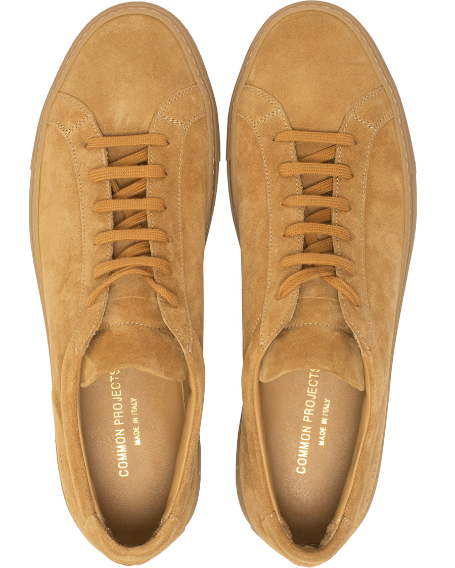 Mies | Common Projects Original Achilles Leather Sneakers Beige Suede | Common Projects | Original Achilles Leather Sneakers Beige Suede