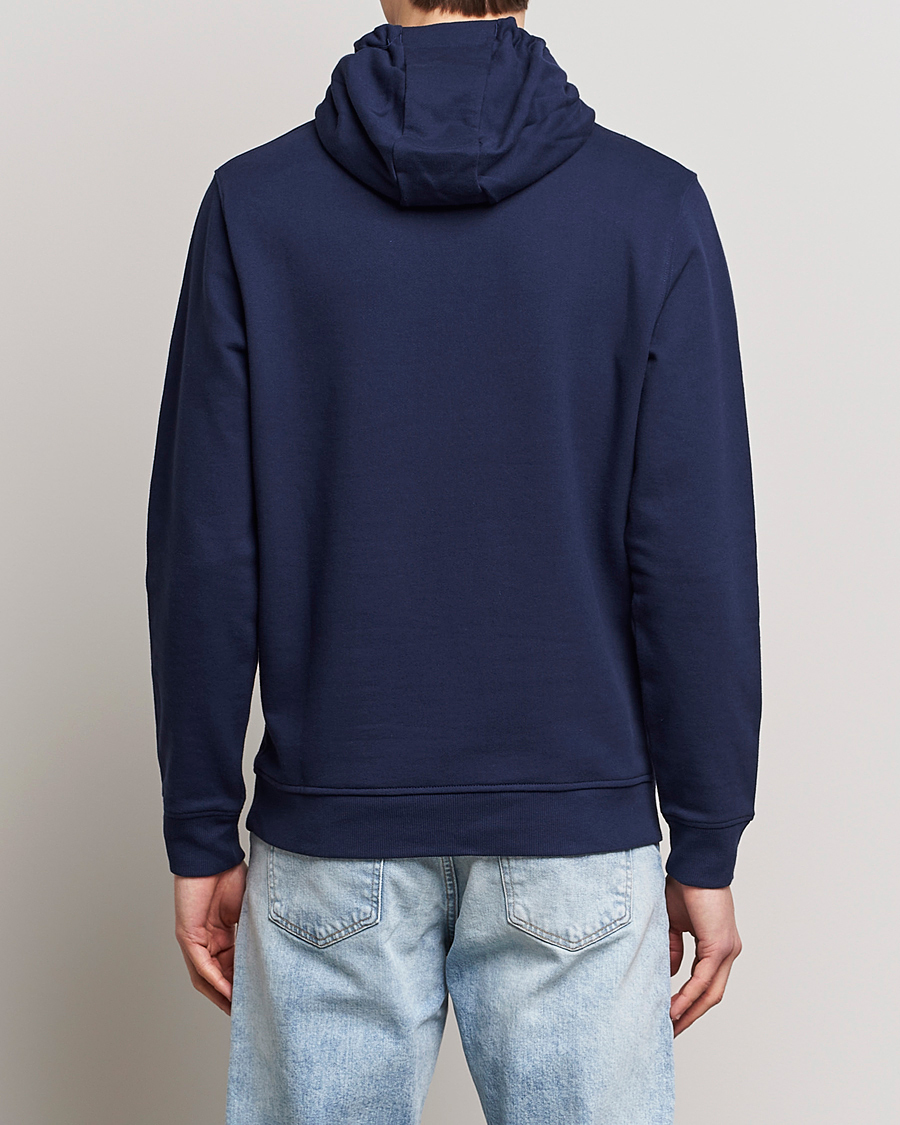 Mies | Puserot | Lyle & Scott | Organic Cotton Pullover Hoodie Navy