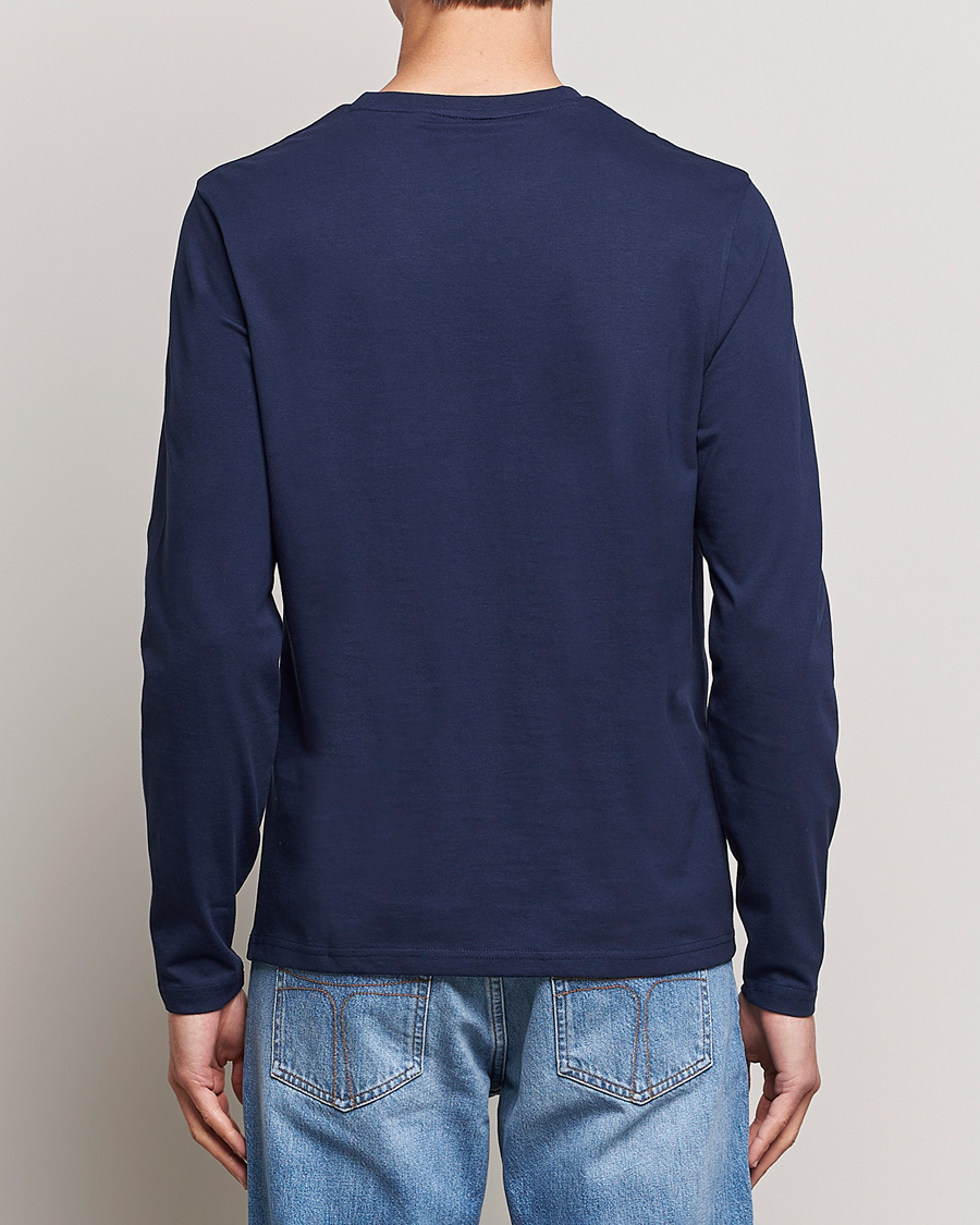 Mies | T-paidat | Lyle & Scott | Long Sleeve Crew Neck T-Shirt Navy