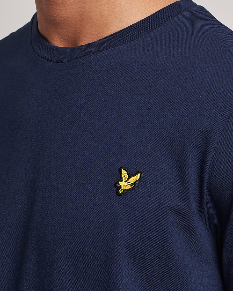 Mies | T-paidat | Lyle & Scott | Long Sleeve Crew Neck T-Shirt Navy