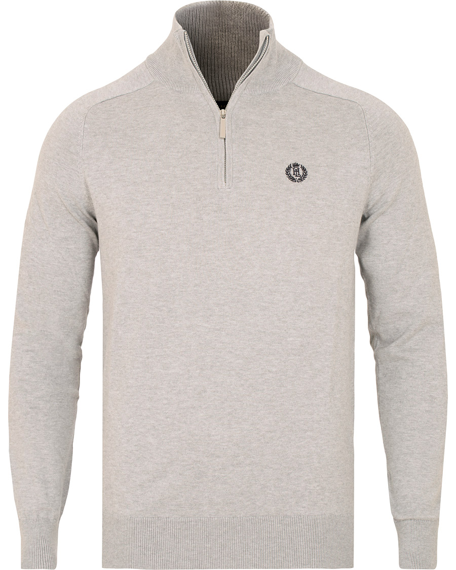 Mies | Puserot | Henri-Lloyd | Henri Lloyd Miller Regular Half Zip Grey Marl