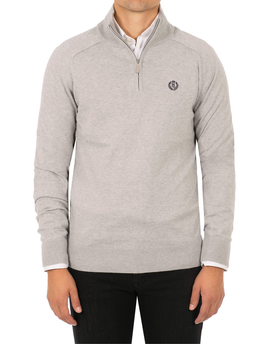 Mies | Puserot | Henri-Lloyd | Henri Lloyd Miller Regular Half Zip Grey Marl