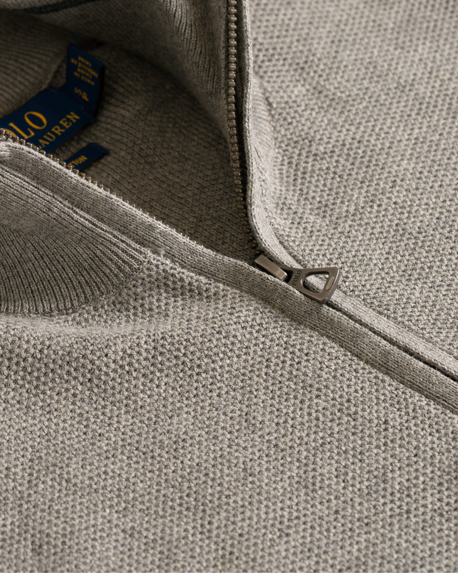Mies | Puserot | Polo Ralph Lauren | Texture Half Zip Fawn Grey Heather