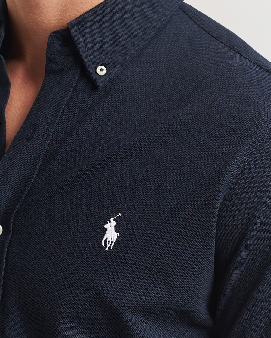 Mies | Kauluspaidat | Polo Ralph Lauren | Featherweight Mesh Shirt Aviator Navy