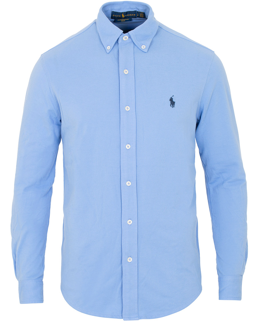 Mies | Kauluspaidat | Polo Ralph Lauren | Slim Fit Featherweight Shirt Cabana Blue