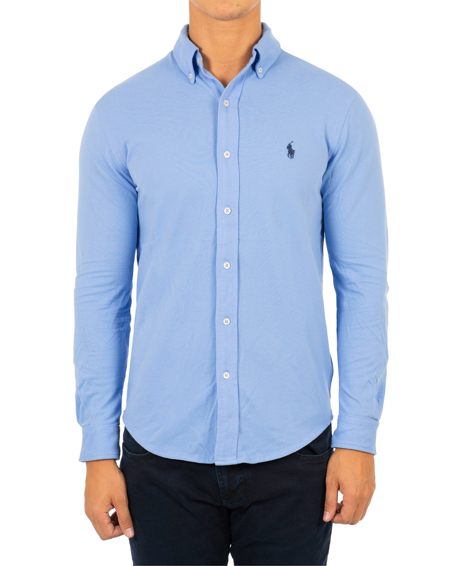 Mies | Kauluspaidat | Polo Ralph Lauren | Slim Fit Featherweight Shirt Cabana Blue