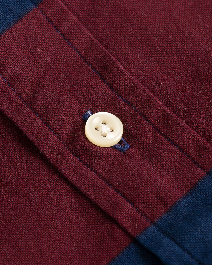 Mies | Kauluspaidat | Polo Ralph Lauren | Core Fit Barstripe Shirt Burgundy/Blue