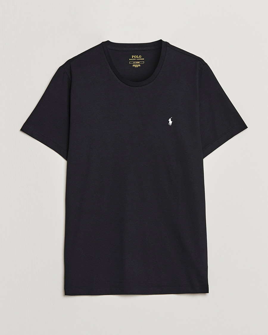 Mies | T-paidat | Polo Ralph Lauren | Liquid Cotton Crew Neck T-Shirt Black