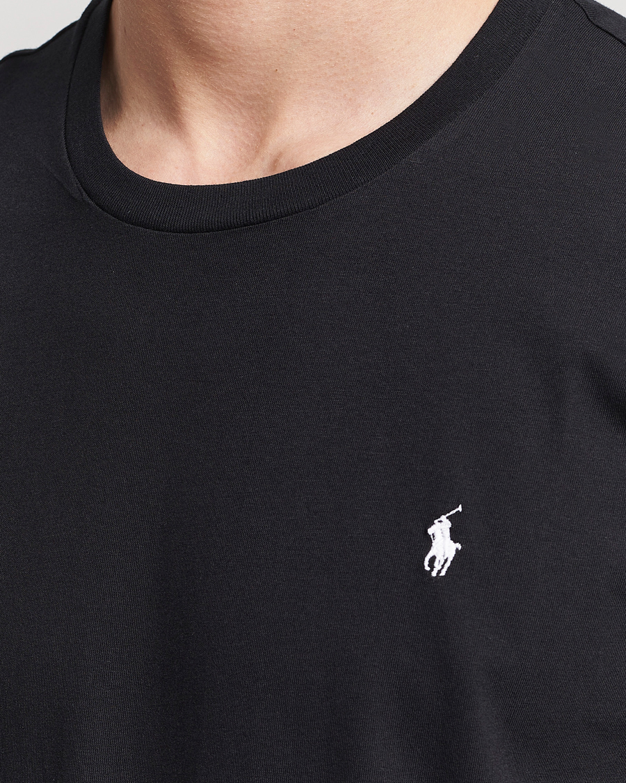 Mies | T-paidat | Polo Ralph Lauren | Liquid Cotton Crew Neck T-Shirt Black