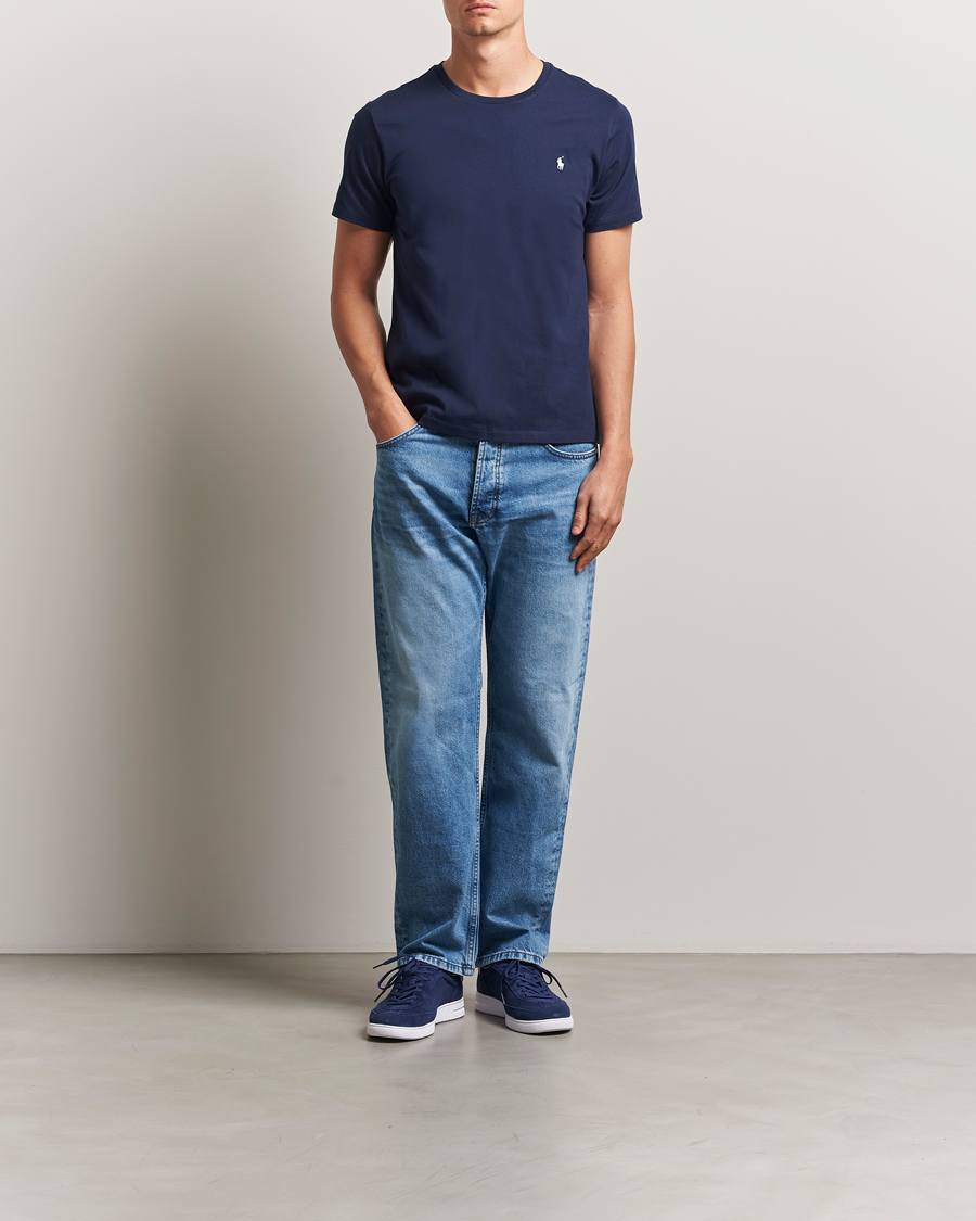 Mies | T-paidat | Polo Ralph Lauren | Liquid Cotton Crew Neck T-Shirt Cruise Navy
