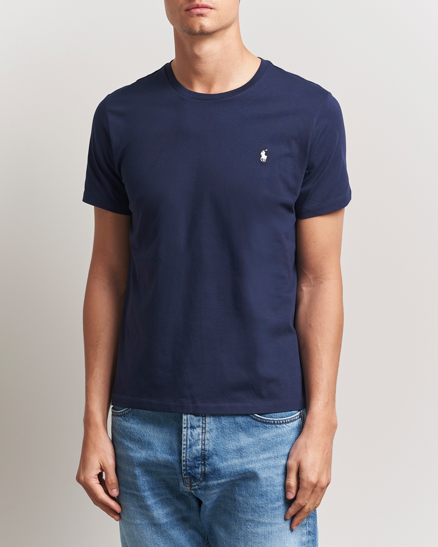 Mies | T-paidat | Polo Ralph Lauren | Liquid Cotton Crew Neck T-Shirt Cruise Navy