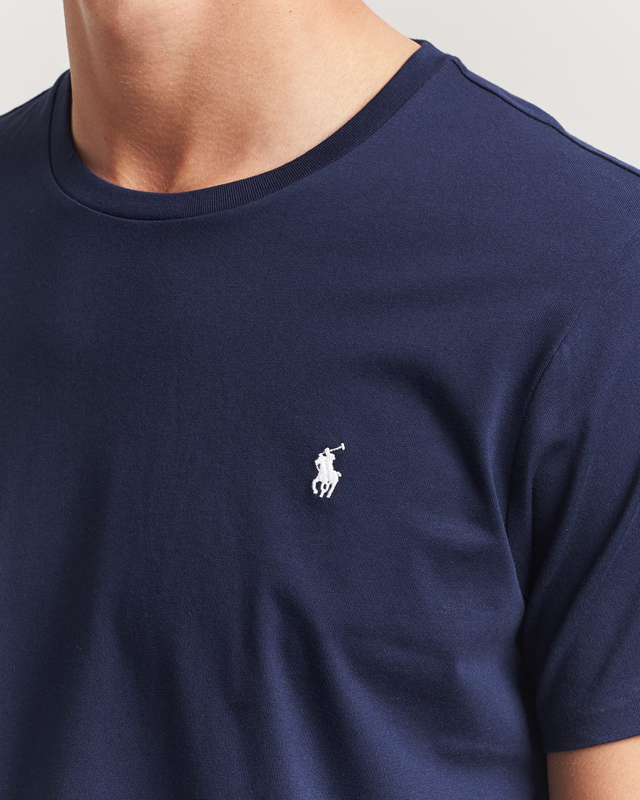 Mies | T-paidat | Polo Ralph Lauren | Liquid Cotton Crew Neck T-Shirt Cruise Navy