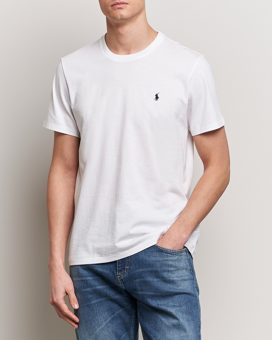 Mies |  | Polo Ralph Lauren | Liquid Cotton Crew Neck T-Shirt White