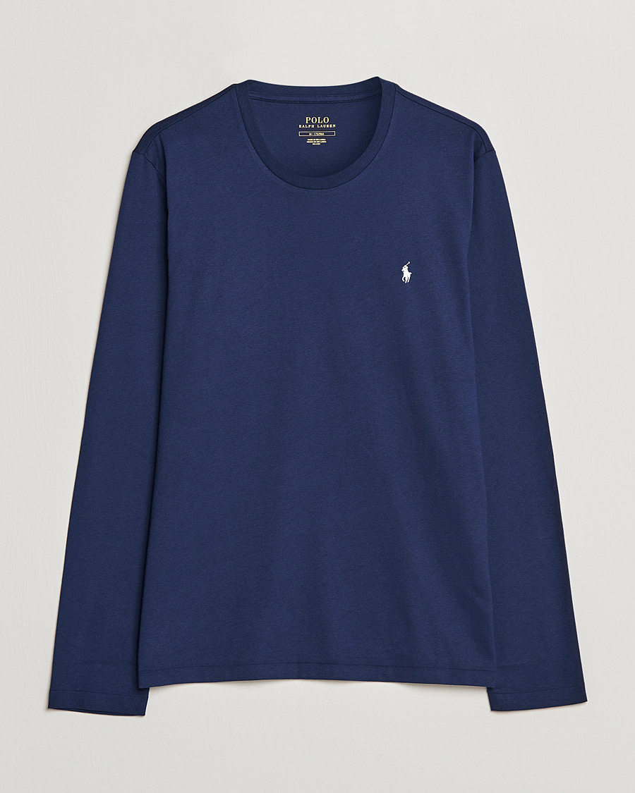 Mies | T-paidat | Polo Ralph Lauren | Liquid Cotton Long Sleeve Crew Neck T-Shirt Cruise Navy