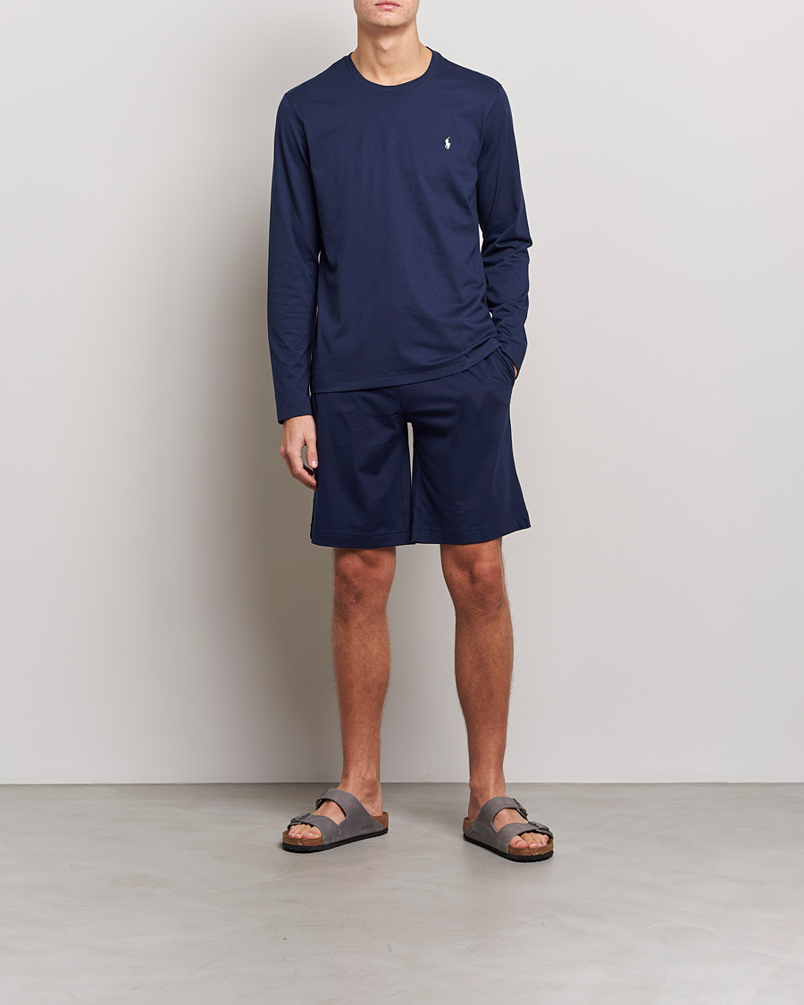 Mies | Pitkähihaiset t-paidat | Polo Ralph Lauren | Liquid Cotton Long Sleeve Crew Neck Tee Cruise Navy