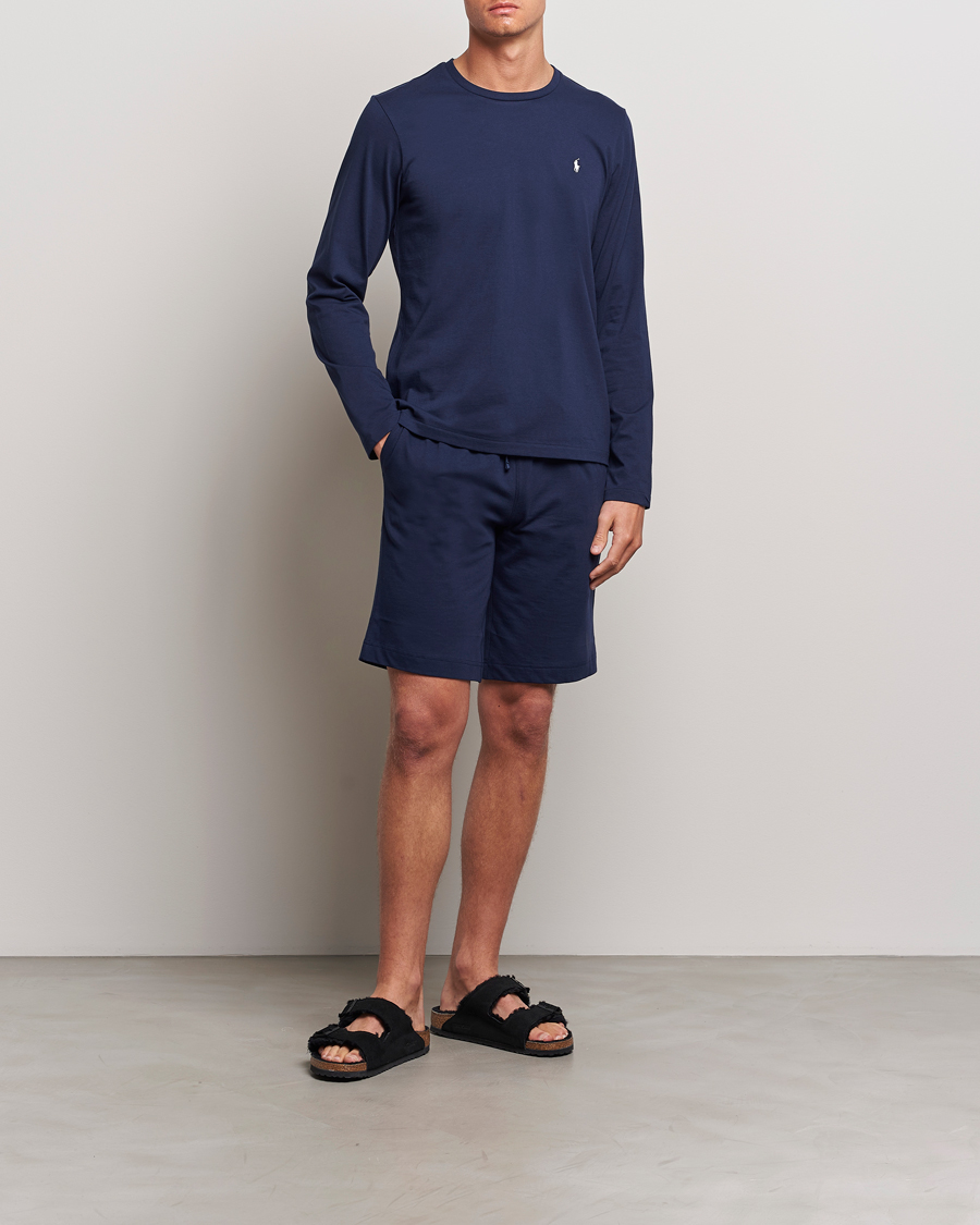 Mies | T-paidat | Polo Ralph Lauren | Liquid Cotton Long Sleeve Crew Neck T-Shirt Cruise Navy