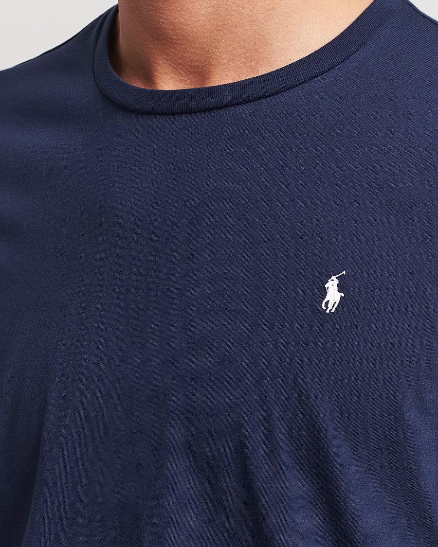 Mies | T-paidat | Polo Ralph Lauren | Liquid Cotton Long Sleeve Crew Neck T-Shirt Cruise Navy