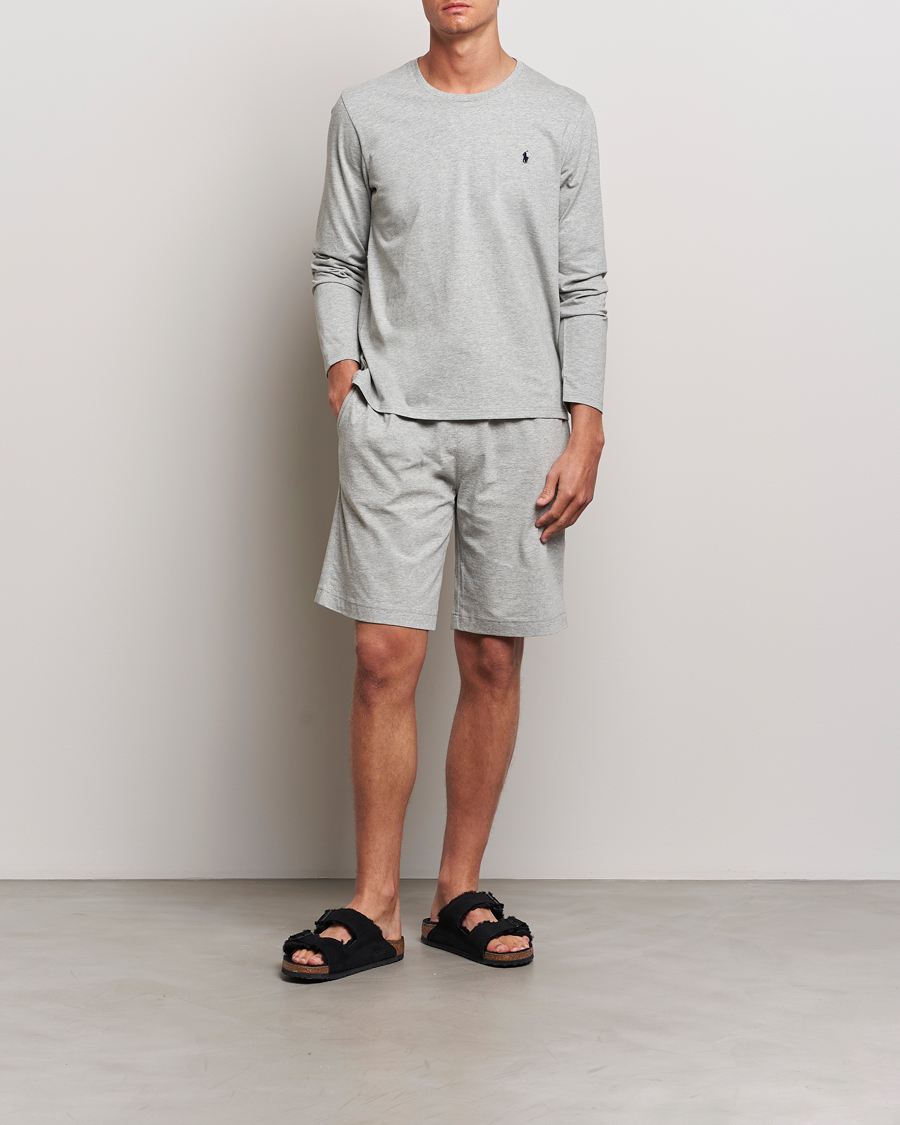 Mies | T-paidat | Polo Ralph Lauren | Liquid Cotton Long Sleeve Crew Neck Tee Andover Heather