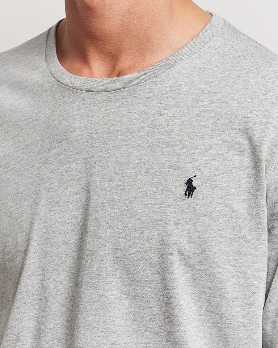 Mies | T-paidat | Polo Ralph Lauren | Liquid Cotton Long Sleeve Crew Neck Tee Andover Heather