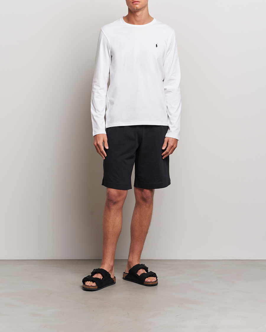 Mies | T-paidat | Polo Ralph Lauren | Liquid Cotton Long Sleeve Crew Neck Tee White