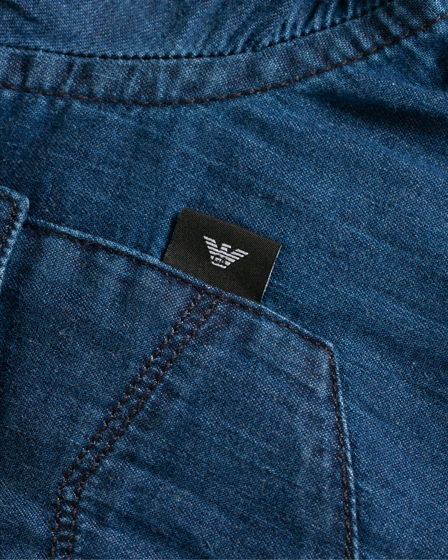 Mies | Kauluspaidat | Emporio Armani | Denim Western Shirt Dark Wash