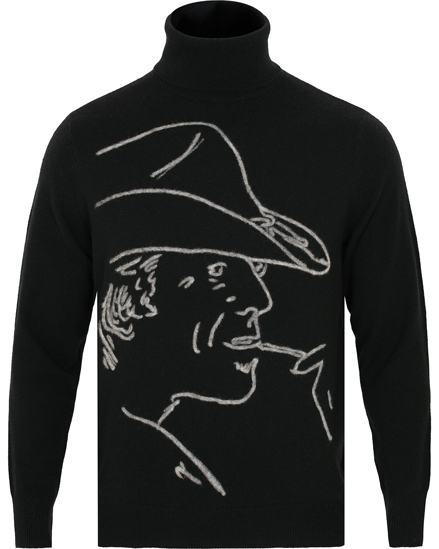 Mies | Puserot | Ralph Lauren Purple Label | Handknit Cashmere Ralph Rollneck Classic Black