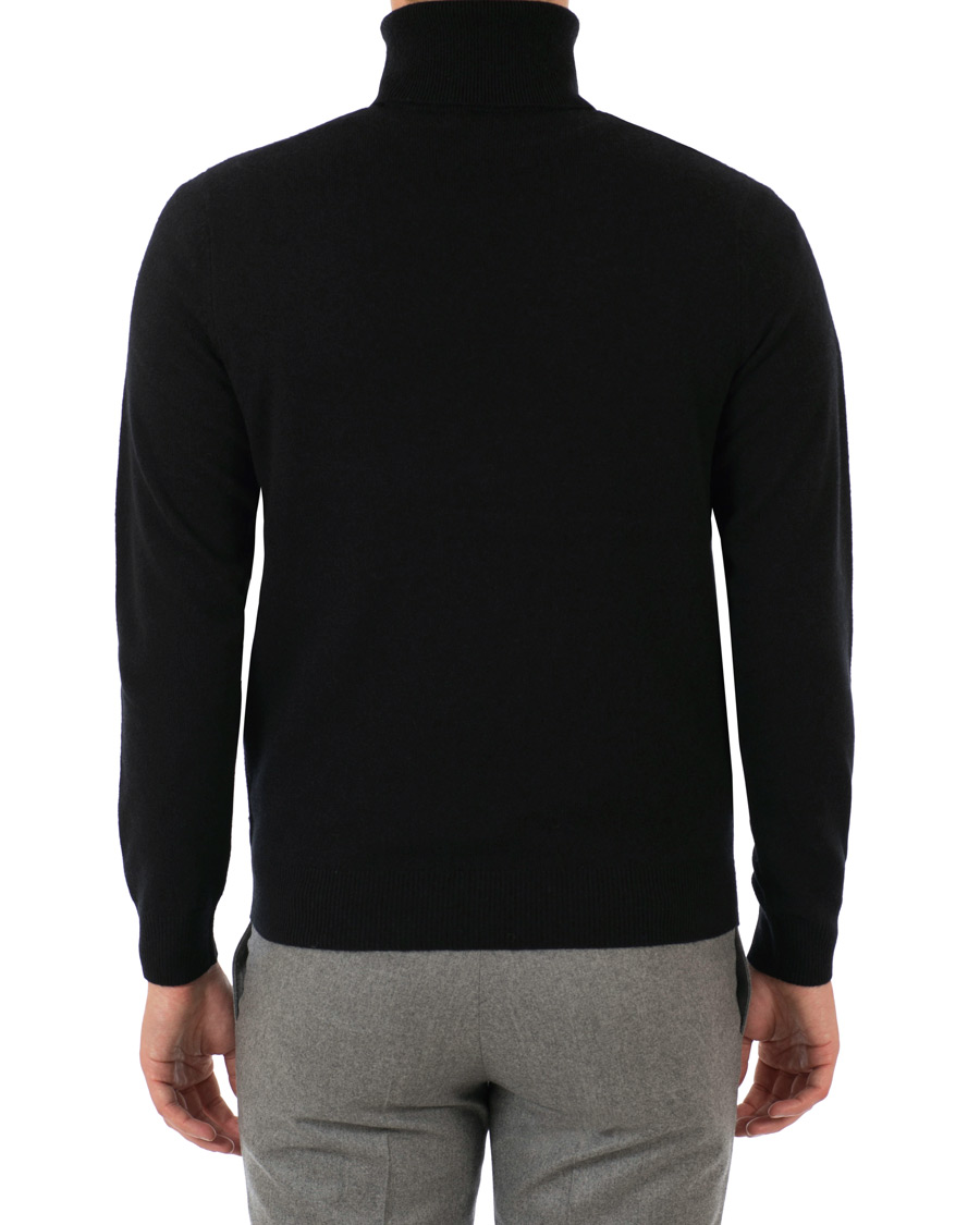 Mies | Puserot | Ralph Lauren Purple Label | Handknit Cashmere Ralph Rollneck Classic Black
