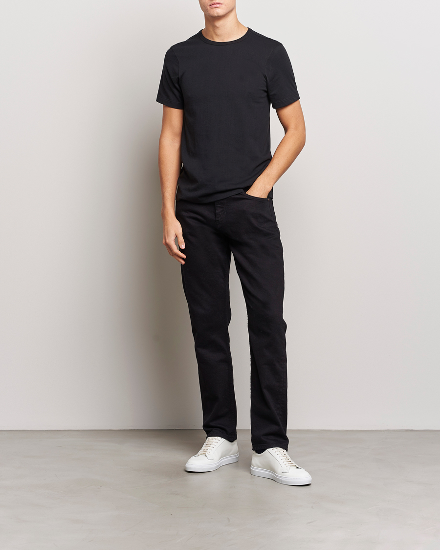 Mies | T-paidat | Merz b. Schwanen | 1950s Classic Loopwheeled T-shirt Black