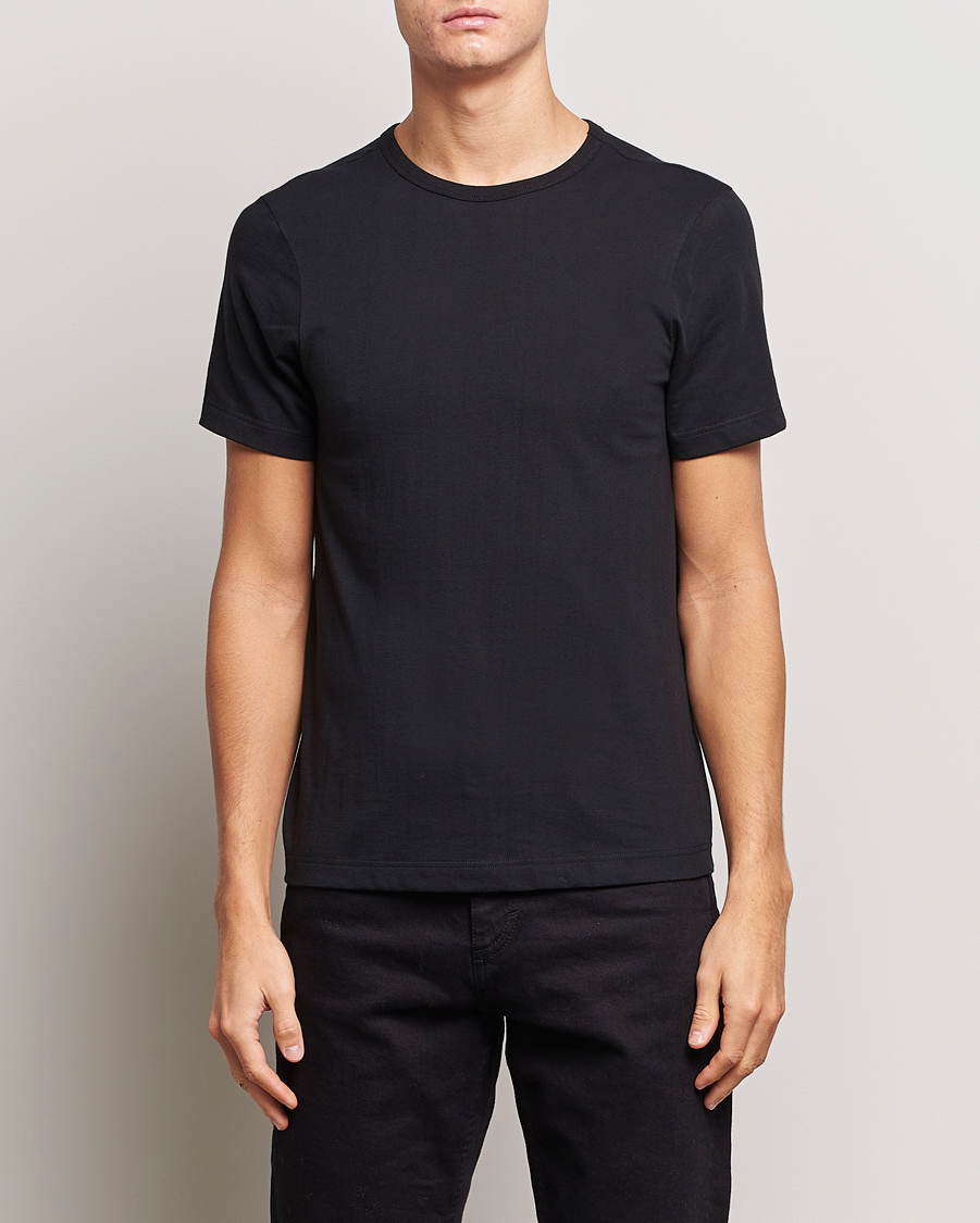 Mies | T-paidat | Merz b. Schwanen | 1950s Classic Loopwheeled T-shirt Black