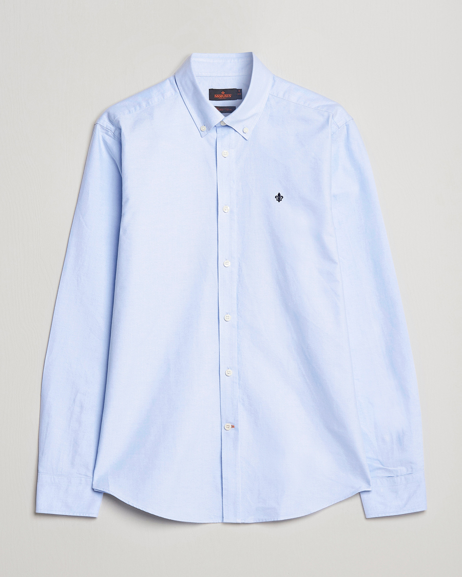 Mies | Kauluspaidat | Morris | Douglas Oxford Shirt Light Blue