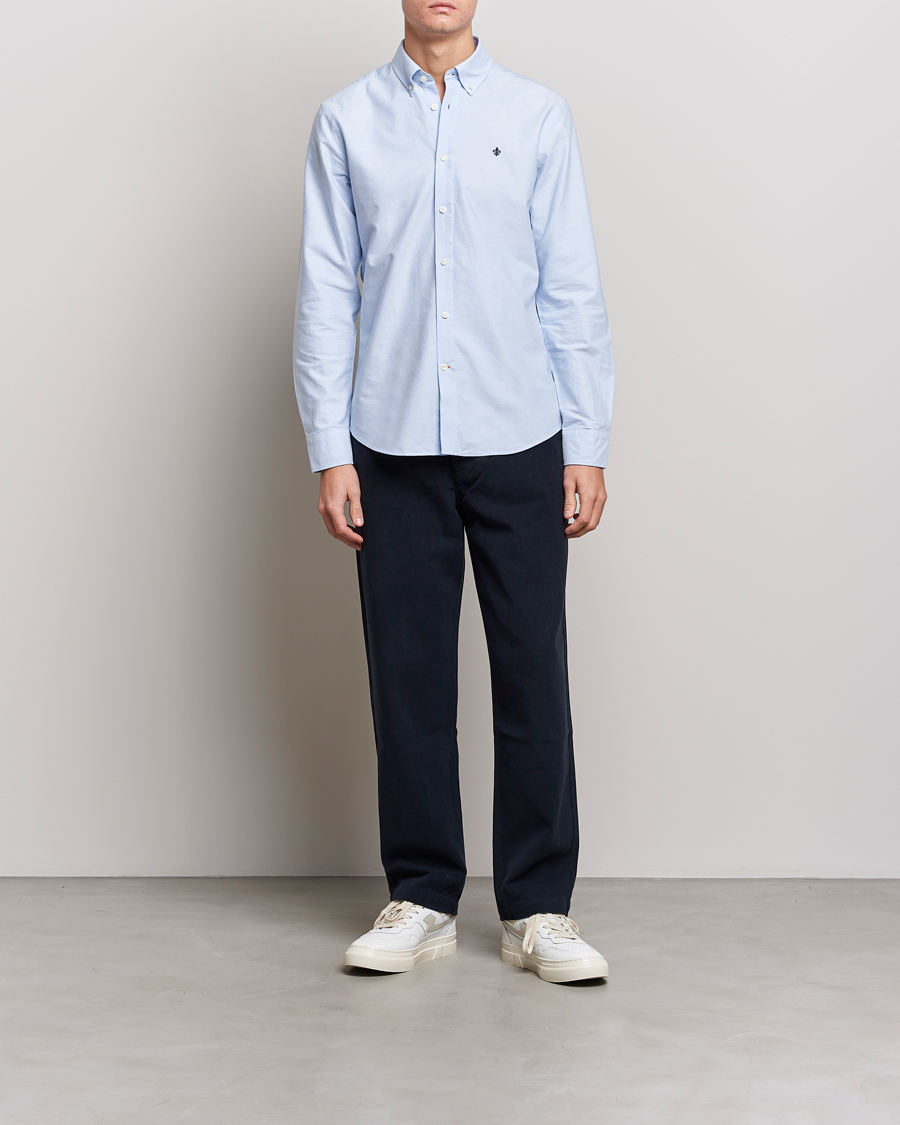 Mies | Kauluspaidat | Morris | Douglas Oxford Shirt Light Blue