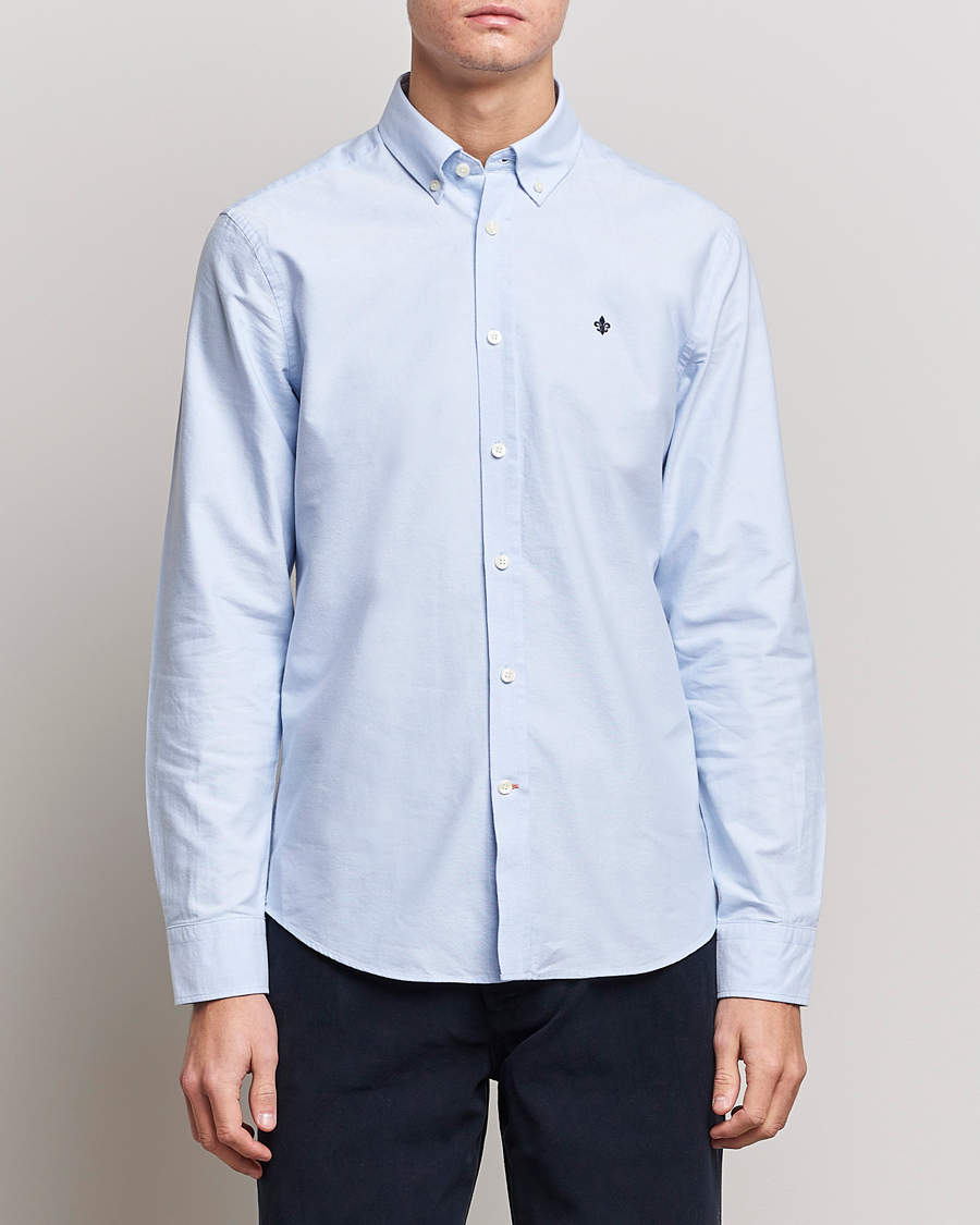 Mies | Kauluspaidat | Morris | Douglas Oxford Shirt Light Blue