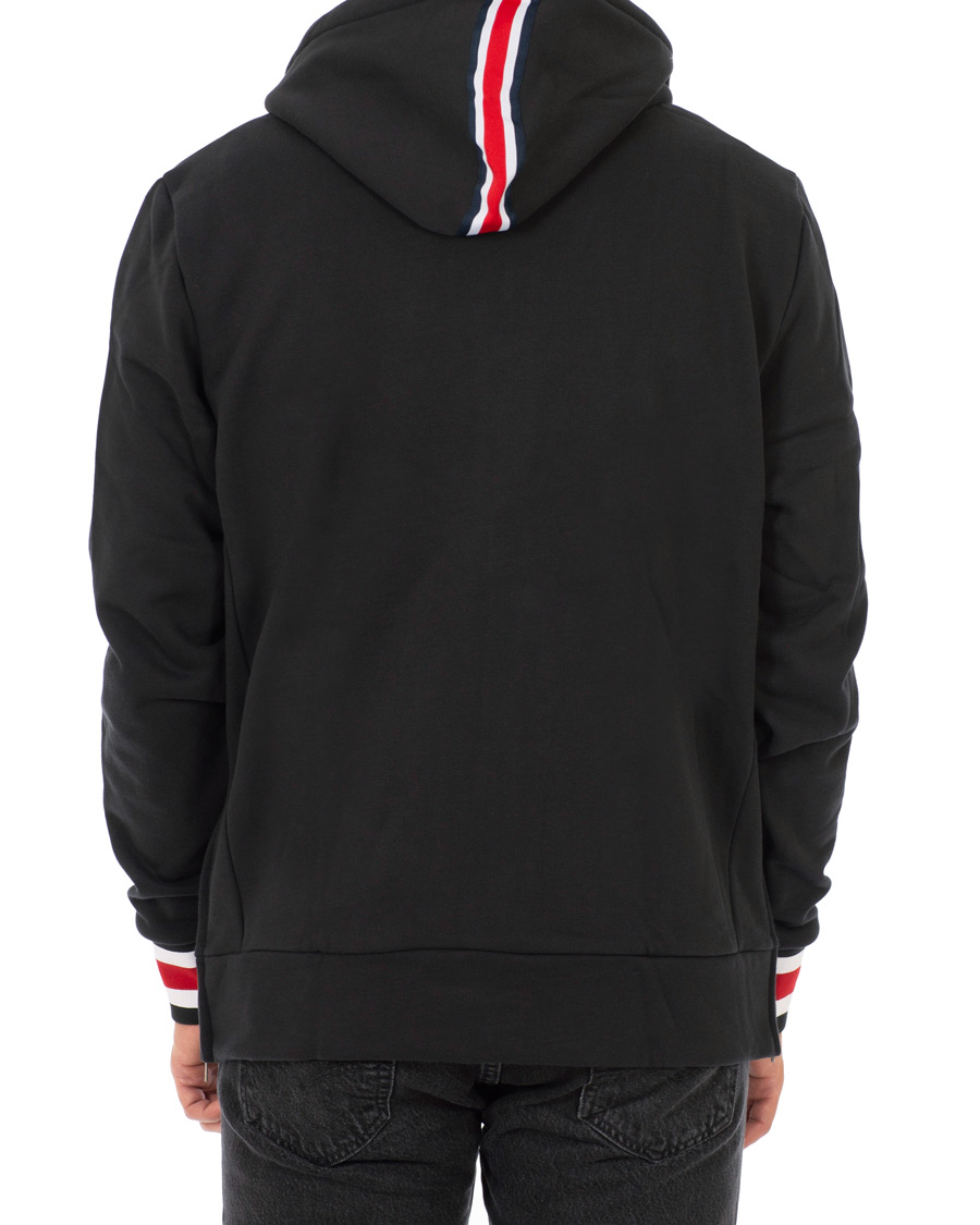 Mies | Puserot | Tommy Hilfiger | Lewis Hamilton Logo Zip Hoodie Jet Black