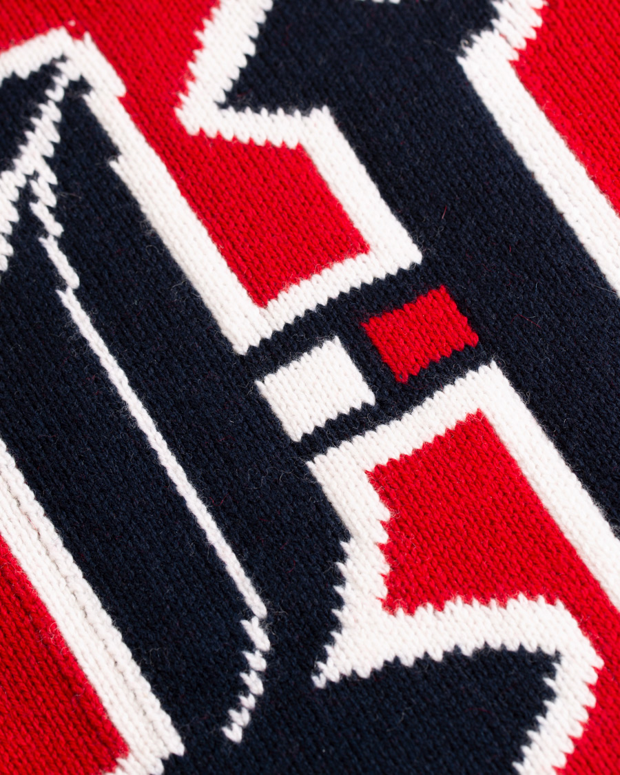 Mies | Puserot | Tommy Hilfiger | Lewis Hamilton Varsity Sweater Barbados Cherry