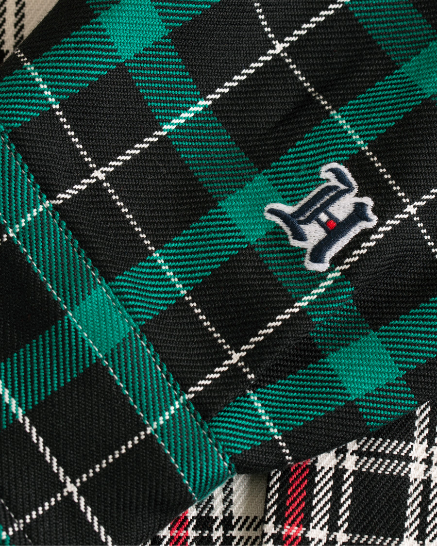 Mies | Puserot | Tommy Hilfiger | Lewis Hamilton Plaid Hoodie Shirt Barbados Cherry