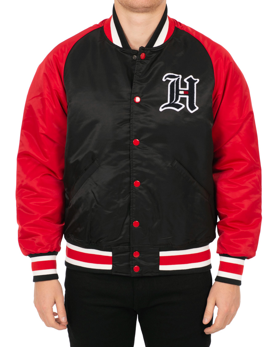Mies | Takit | Tommy Hilfiger | Lewis Hamilton Varsity Bomber Jet Black