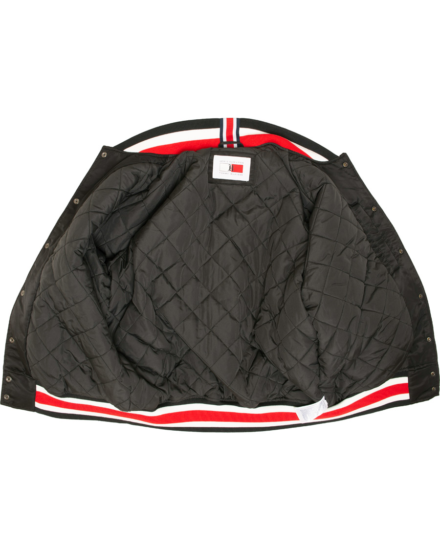 Mies | Takit | Tommy Hilfiger | Lewis Hamilton Varsity Bomber Jet Black