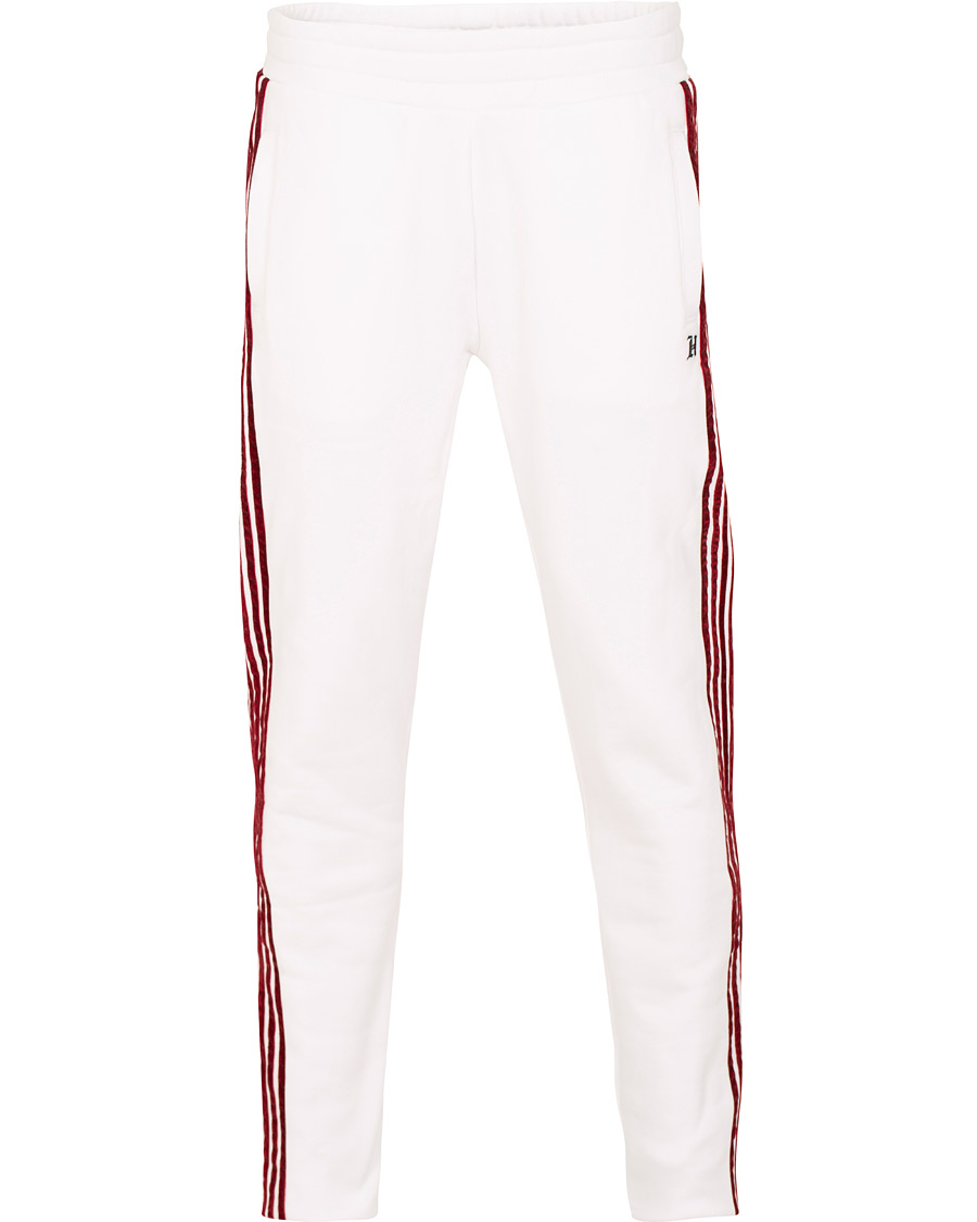 Mies | Housut | Tommy Hilfiger | Lewis Hamilton Striped Track Pant Bright White