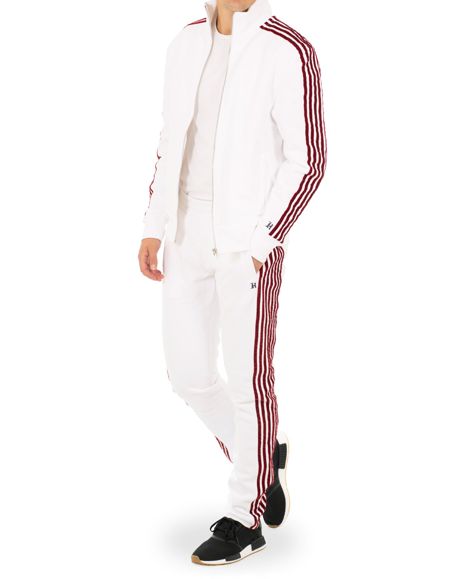 Mies | Housut | Tommy Hilfiger | Lewis Hamilton Striped Track Pant Bright White