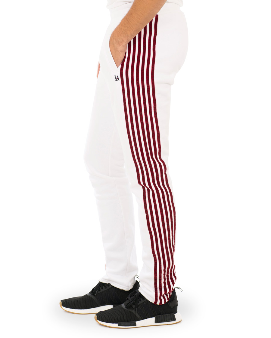 Mies | Housut | Tommy Hilfiger | Lewis Hamilton Striped Track Pant Bright White