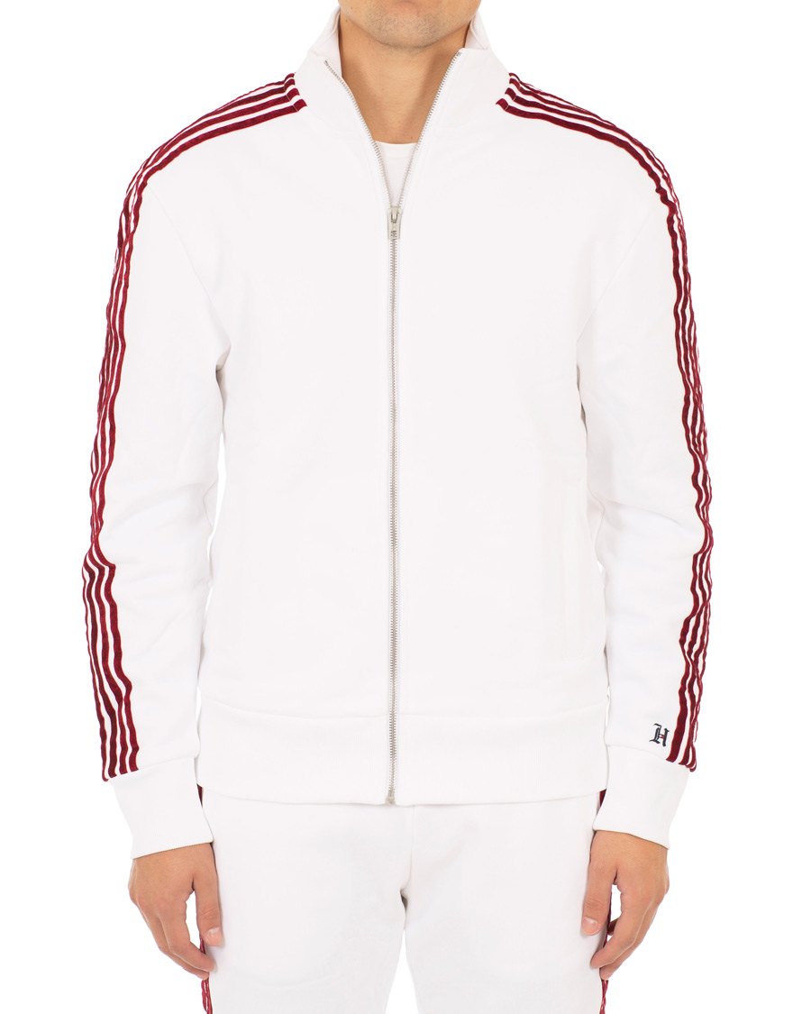 Mies | Puserot | Tommy Hilfiger | Lewis Hamilton Striped Track Jacket Bright White