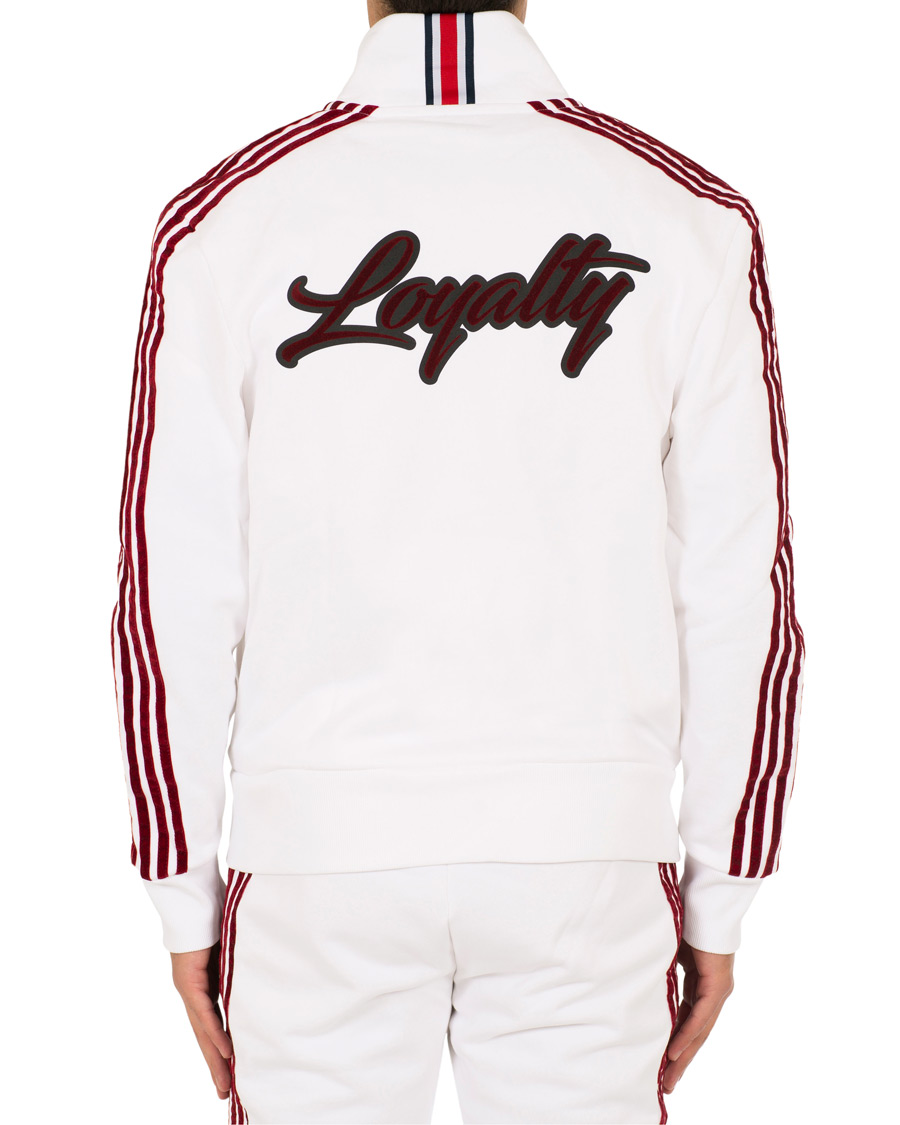 Mies | Puserot | Tommy Hilfiger | Lewis Hamilton Striped Track Jacket Bright White