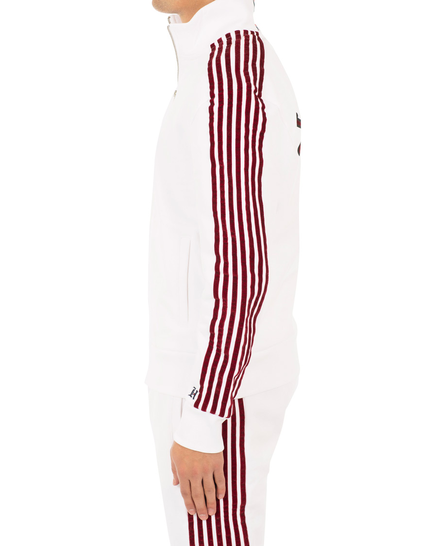 Mies | Puserot | Tommy Hilfiger | Lewis Hamilton Striped Track Jacket Bright White