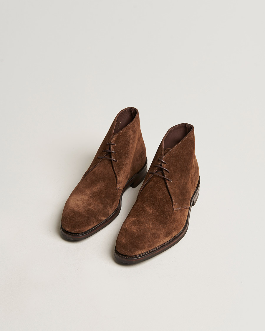Mies | Käsintehdyt kengät | Loake 1880 | Pimlico Chukka Boot Brown Suede