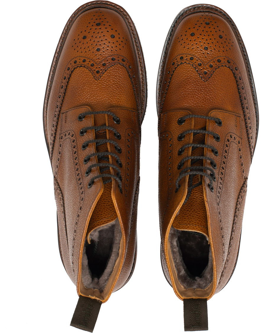 Mies | Loake 1880 Wolf Mahogany Grain Calf | Loake 1880 | Wolf Mahogany Grain Calf