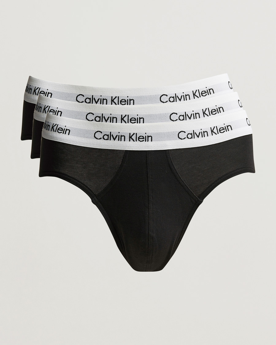 Mies |  | Calvin Klein | Cotton Stretch Hip Breif 3-Pack Black