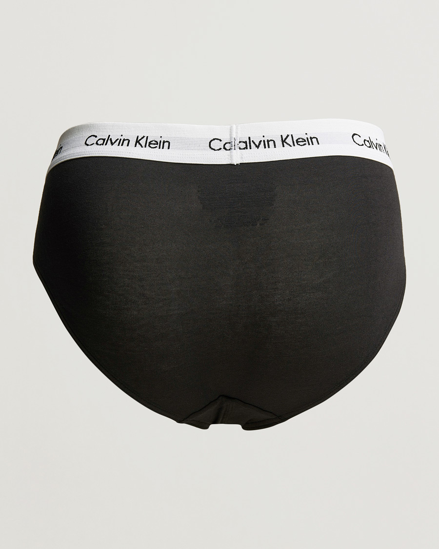 Mies | Alushousut | Calvin Klein | Cotton Stretch Hip Breif 3-Pack Black