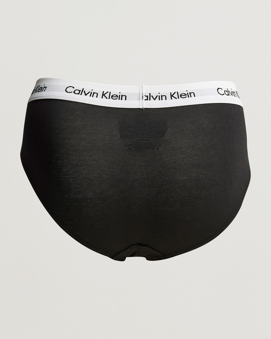 Mies | Alushousut | Calvin Klein | Cotton Stretch Hip Breif 3-Pack Black/White/Grey