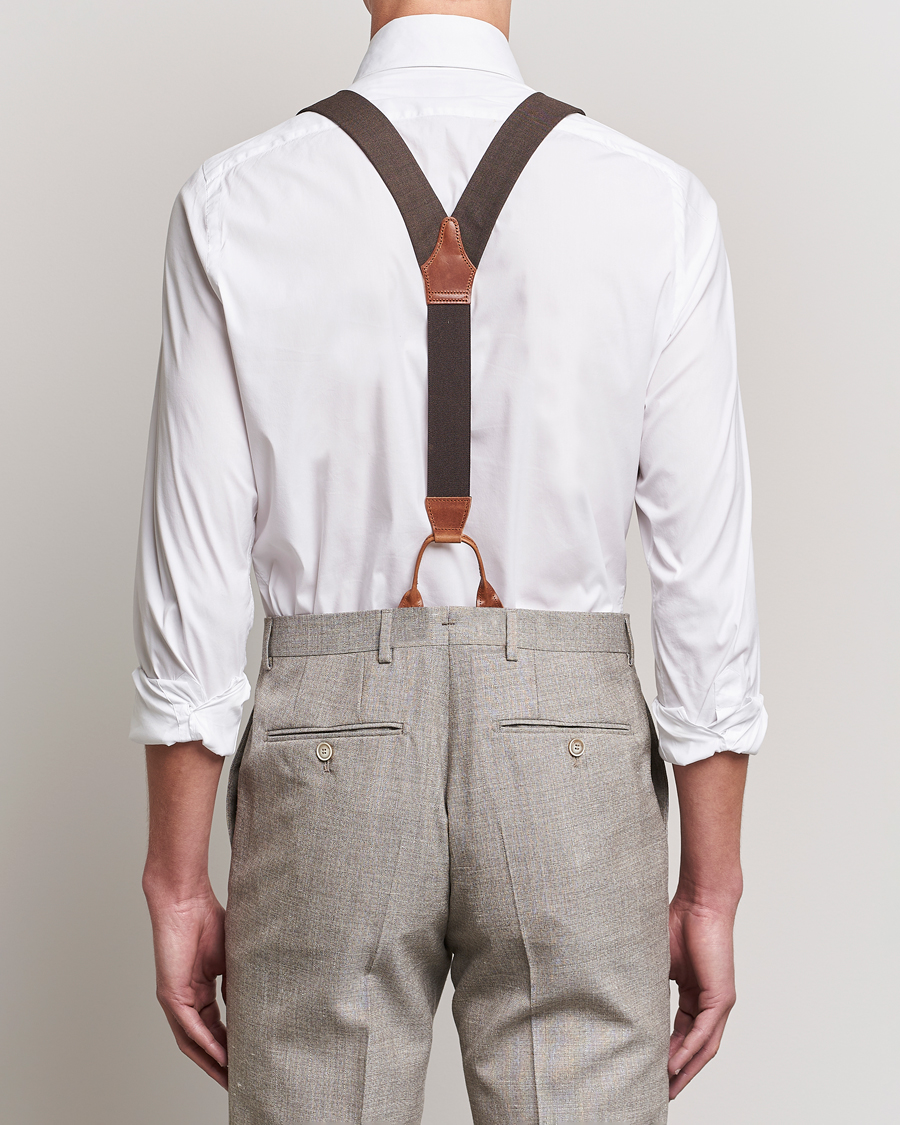 Mies | Albert Thurston Fresco Braces 38mm Brown | Albert Thurston | Fresco Braces 38mm Brown